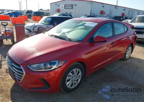 2017 Hyundai Elantra Se из США, поврежденный, VIN 5NPD74LF3HH077948